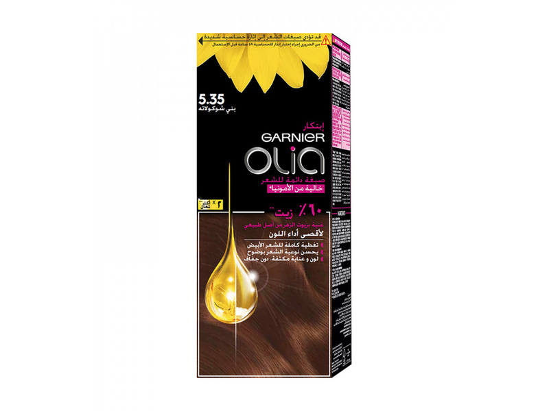 Garnier hair color olia 5.35 chocolate brown