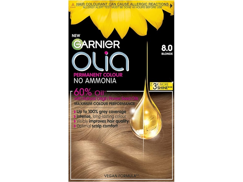 Garnier hair color olia 8.0 blonde
