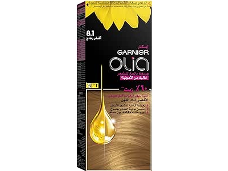 Garnier hair color olia 8.1 ash blonde