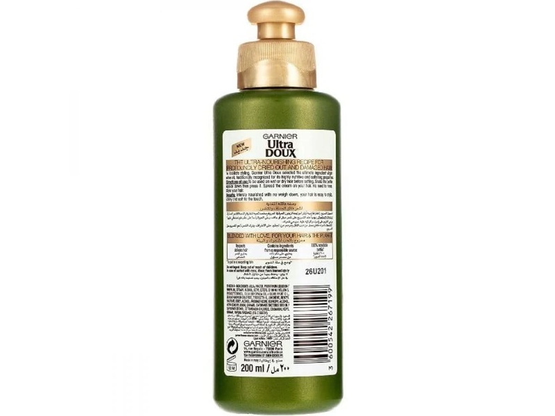 Garnier hair cream ultra doux leave-in mythic olive 200 ml