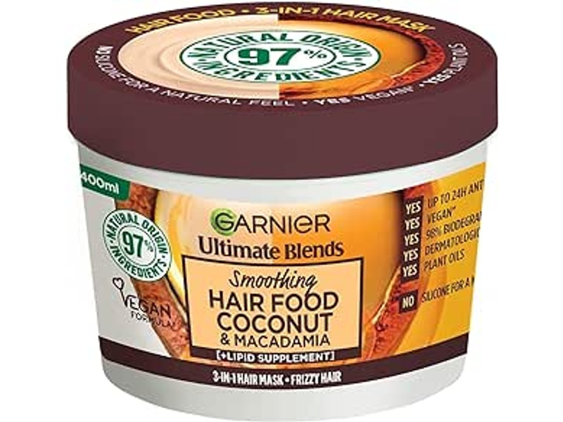 Garnier hair mask ud hair food coconut & macadamia 390 ml