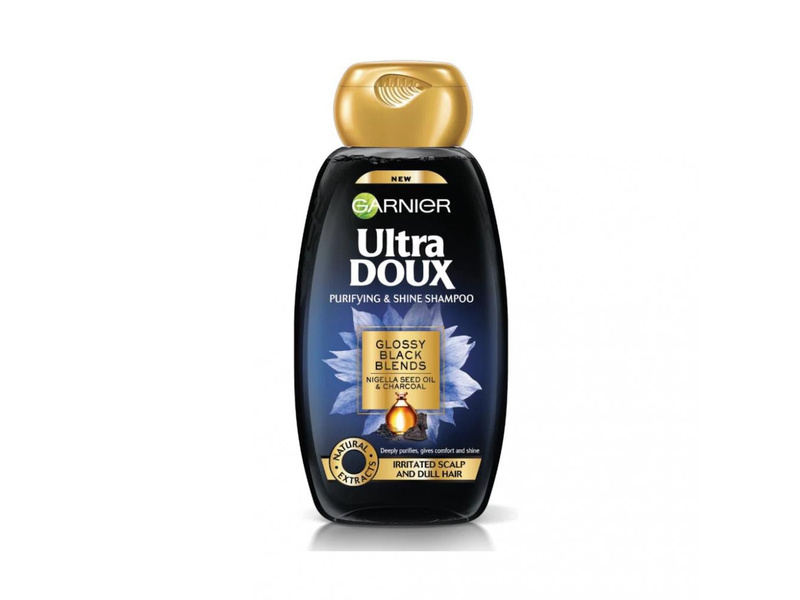 Garnier hair shampoo ultra doux black charcoal & nigell seed oil 400 ml