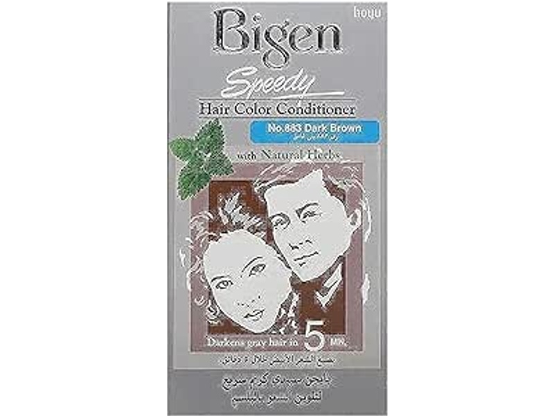 Bigen hair color dark brown 883