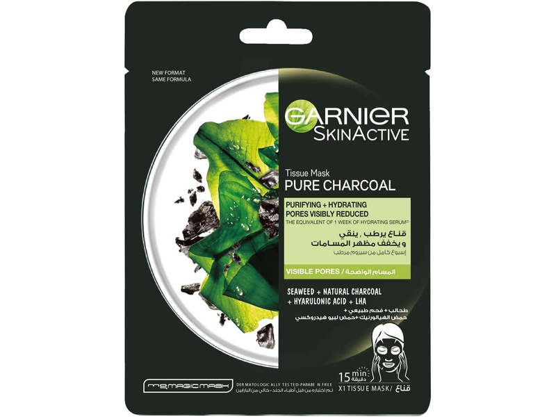 Garnier skin active tissue mask pure charcoal