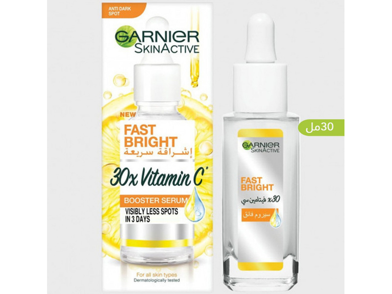 Garnir fast bright 30 x vitamin c face serum 30 ml