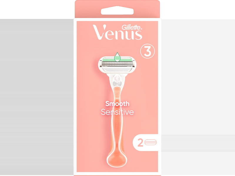 GILLETTE VENUS SMOOTH SENS 3BLDS RAZ 2UP