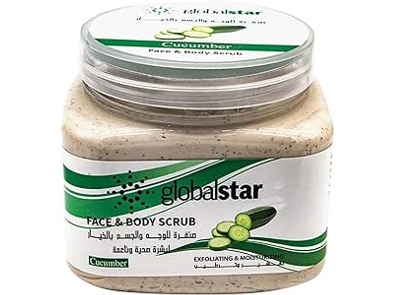 Global star face body cucumber scrub 500ml 