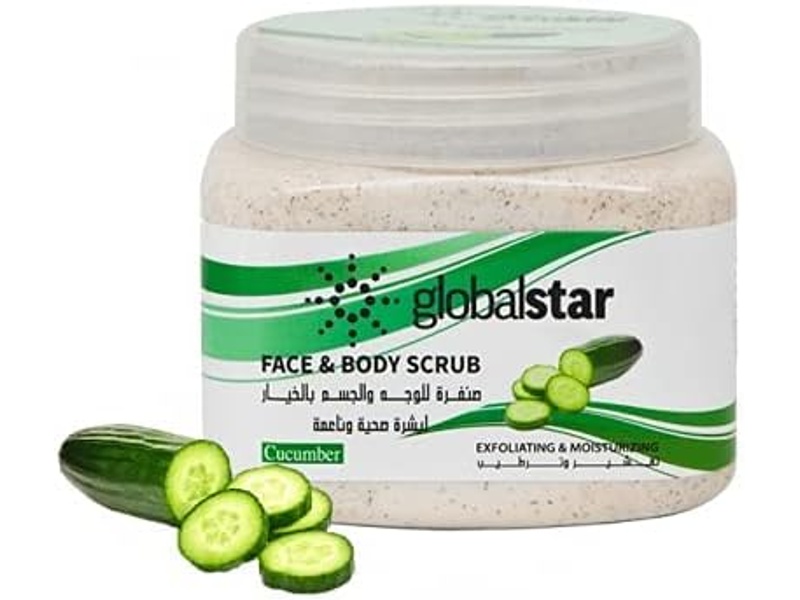 Global star face body cucumber scrub 500ml 