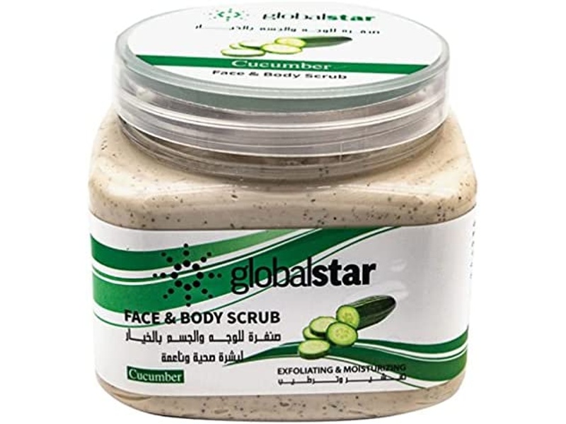 Global star face body cucumber scrub 500ml 