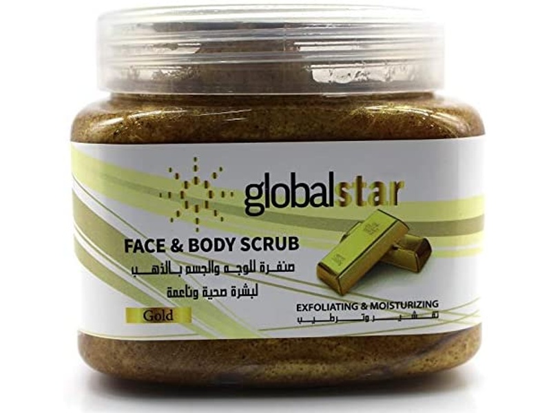 Global star face body gold scrub 500ml 