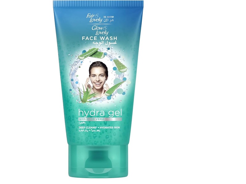 Glow & lovely face wash hydra gel with aloe vera 150 ml 