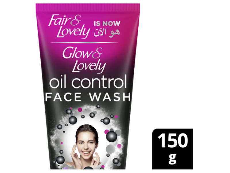 Glow & lovely face wash oil control activated charcoal 150 ml 