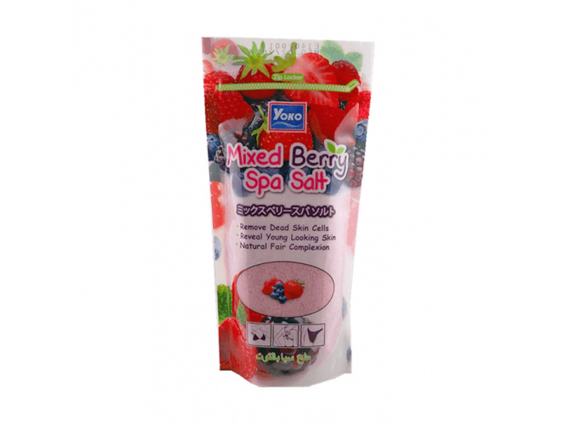 Yoko mixed berry spa salt - 300g