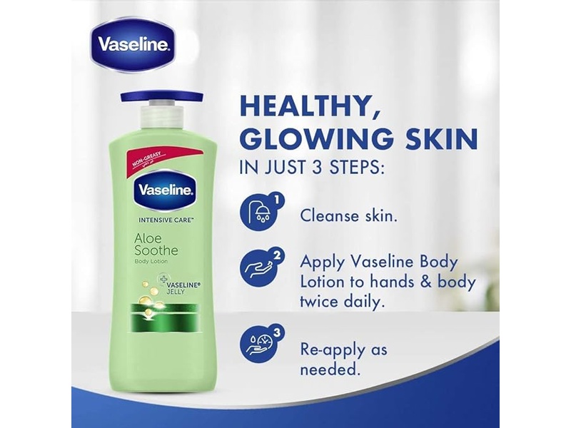 Vaseline intensive care body lotion aloe soothe new  400 ml
