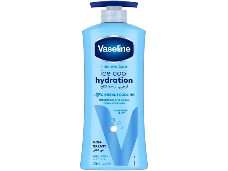 Vaseline intensive care body lotion ice cool hydration 725 ml