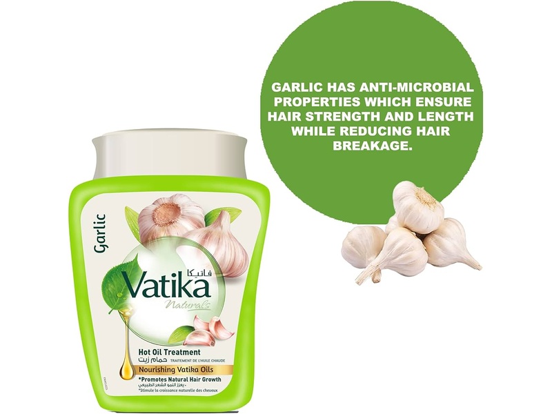 Vatika hair hot oil  500 gm  garlic