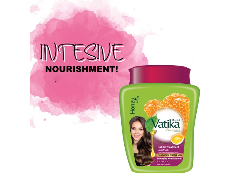 Vatika hair hot oil  500 gm  intensive nourishment