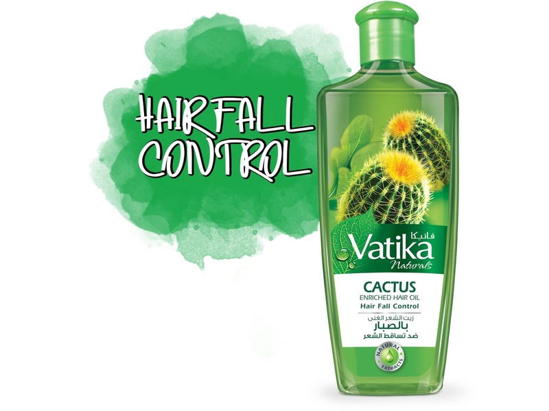 Vatika hair oil  200 ml  cactus