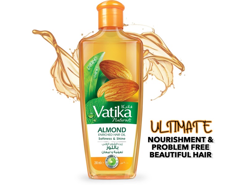 Vatika hair oil 300ml almd