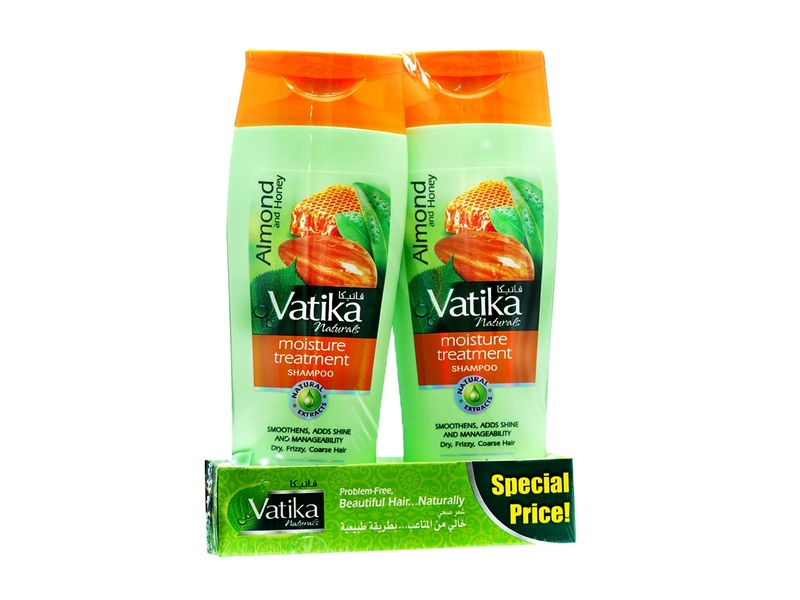 Vatika hair shampoo 400 ml moisture treatment twin pack 2 x 400 ml