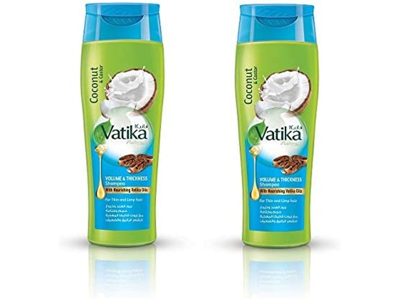 Vatika hair shampoo 400 ml volume thickness twin pack 2 x 400 ml