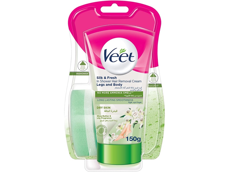 Veet hair removal cream in shower 150 ml  dry skin