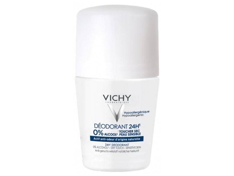 VICHY DEODORANT 50ML 24H 0% ALCOHOL ROLL-ON