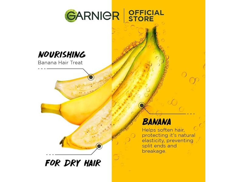 Garnier ultra doux banana & shea 3-in-1 hair food - 390ml