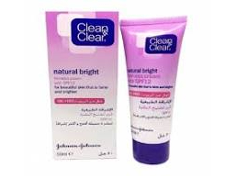 Clean & clear natural bright fairness cream with spf12 - 50ml