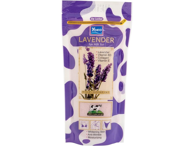 Yoko lavender spa milk salt - 300g Yoko lavender spa milk salt - 300g