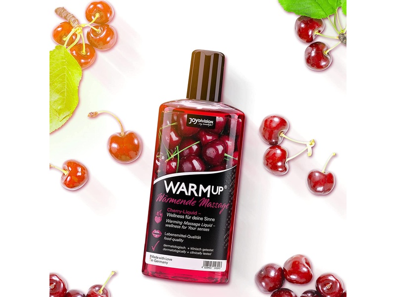 Warm up body massage oil 150 ml cherry