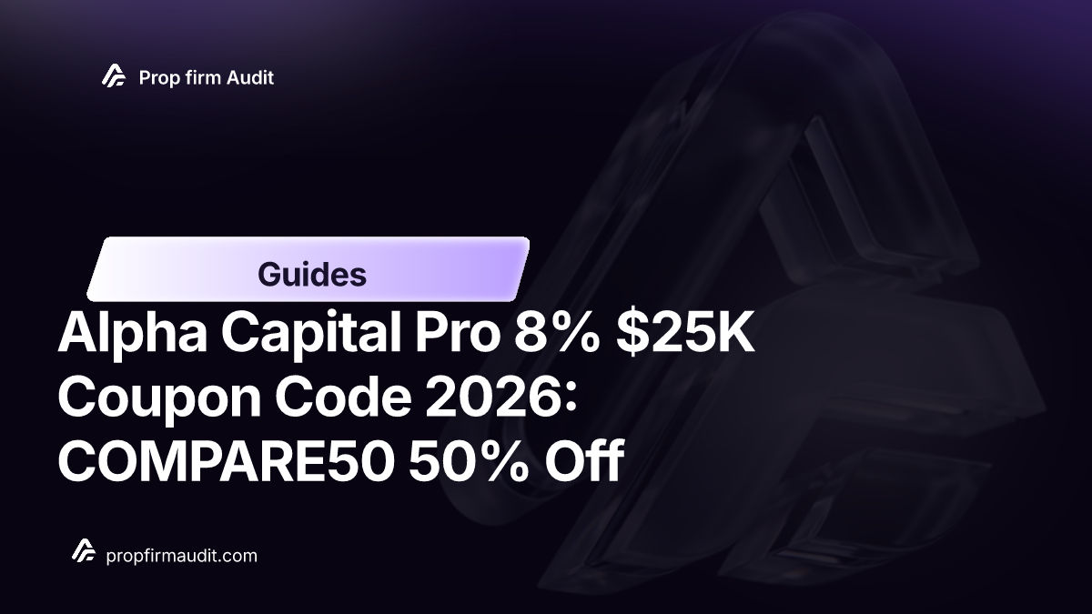 Alpha Capital Pro 8% $25K Coupon Code 2026: COMPARE50 50% Off