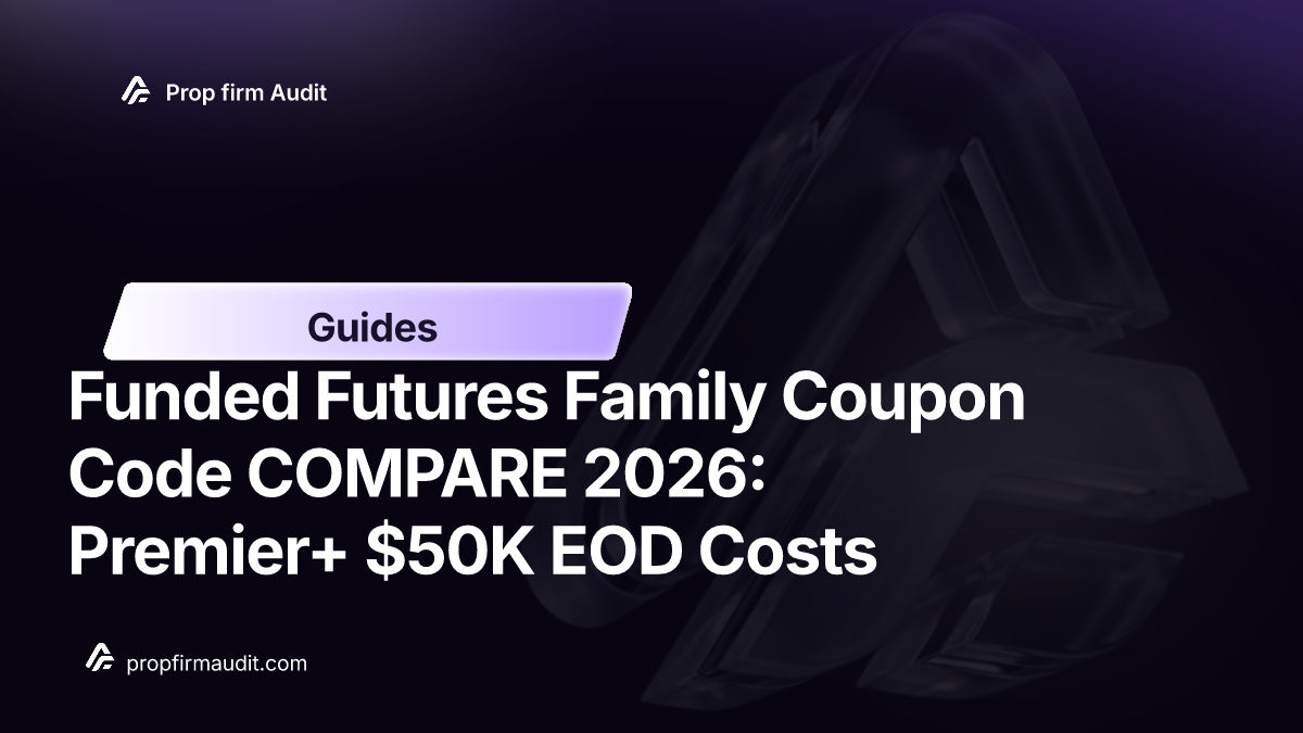Funded Futures Family Coupon Code COMPARE 2026: Premier+ $50K EOD Costs