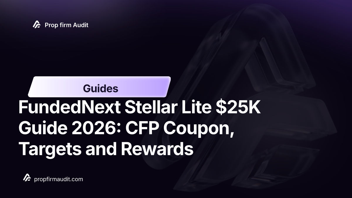 FundedNext Stellar Lite $25K Guide 2026: CFP Coupon, Targets and Rewards
