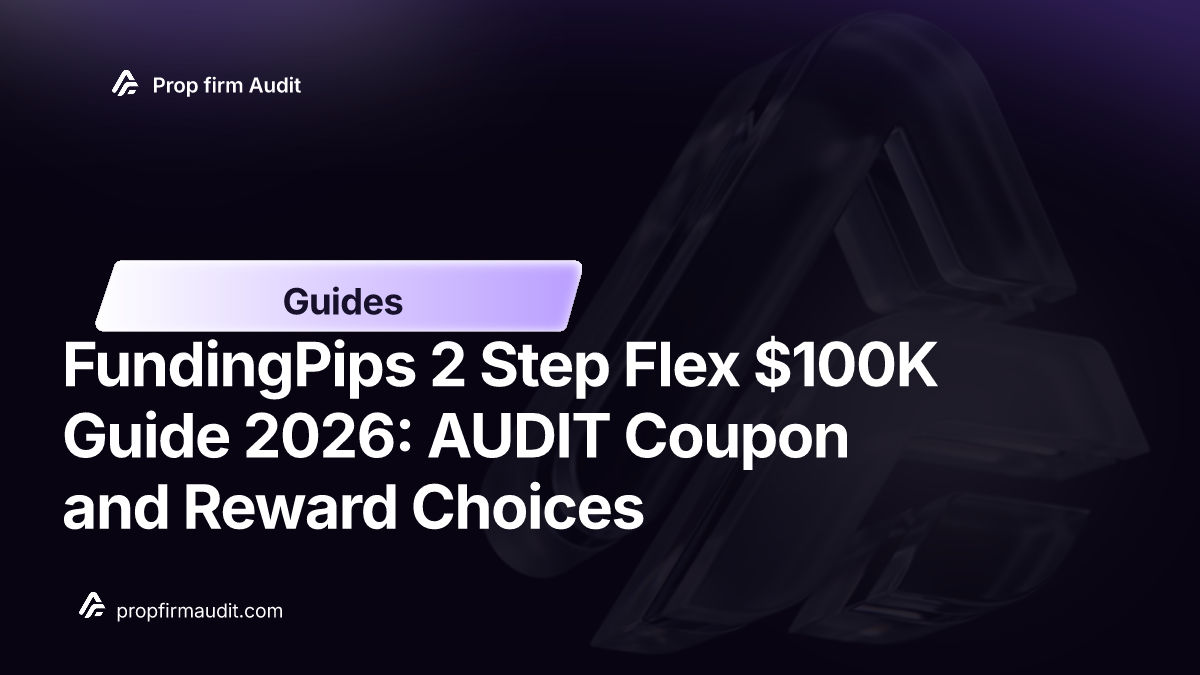 FundingPips 2 Step Flex $100K Guide 2026: AUDIT Coupon and Reward Choices