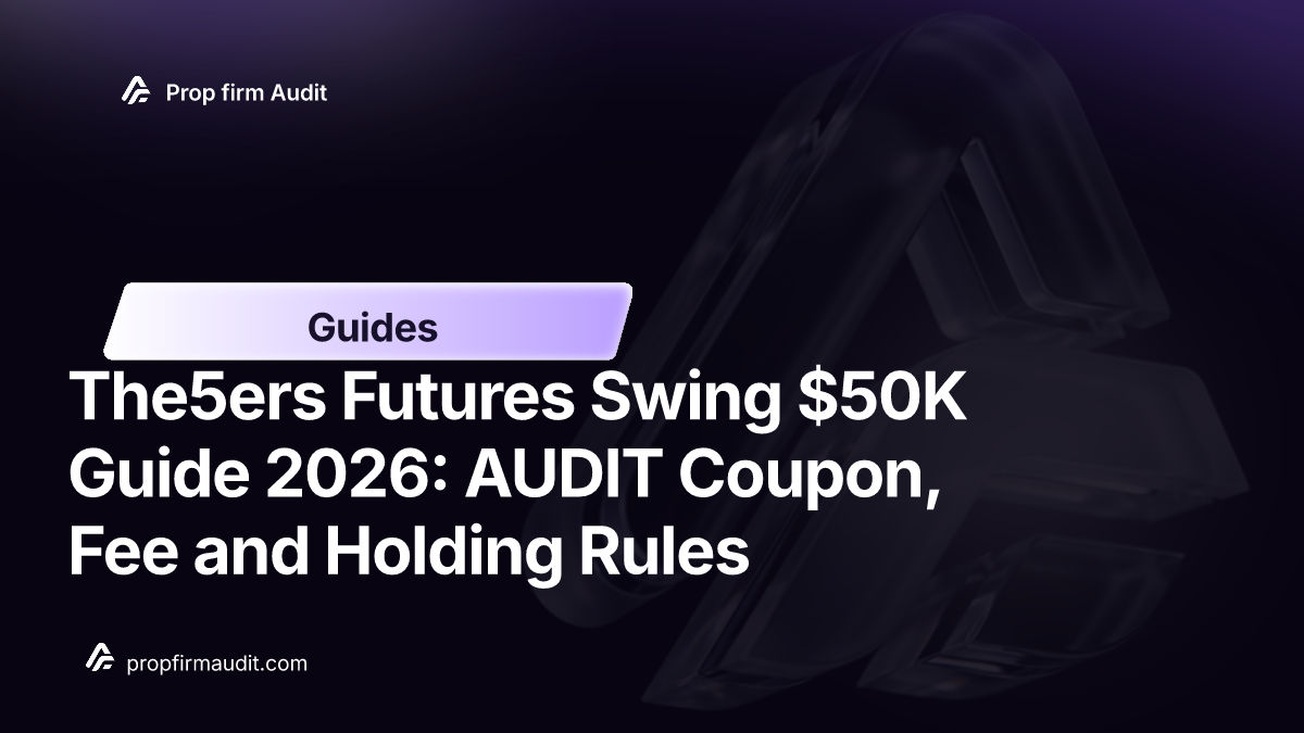 The5ers Futures Swing $50K Guide 2026: AUDIT Coupon, Fee and Holding Rules