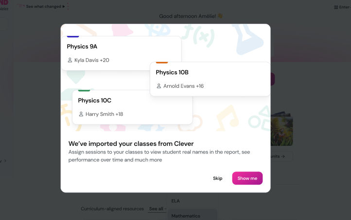 Skip the setup - automated class imports from Clever and Classlink are here