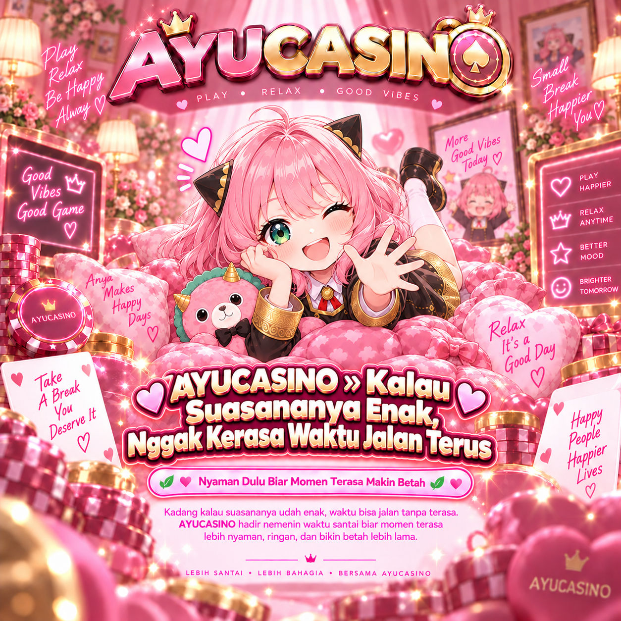 AYUCASINO » Kalau Suasananya Enak, Nggak Kerasa Waktu Jalan Terus