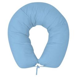 Almohada de embarazo vidaXL 40x170 cm Azul claro