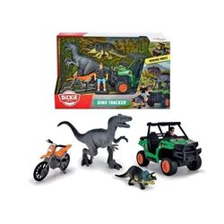 Dinosaurjægersæt - Dickie - 1 leddelt figur og 2 dinosaurer inkluderet