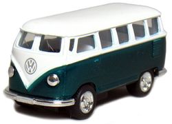 Biler Biler 1962 Volkswagen VW Bus 61935 1:64 metal 6cm Grøn