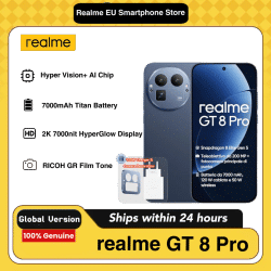 realme GT 8 Pro, 16+512GB, Snapdragon 8850, Cámara de 200MP, Batería de 7000mAh, Incluye Cargador de 120W y DC