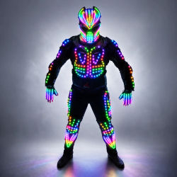 Future LED Robot traje de baile Festival celebrar fiesta de graduación espectáculo de música disfraz bailarina espectáculo Club vestido
