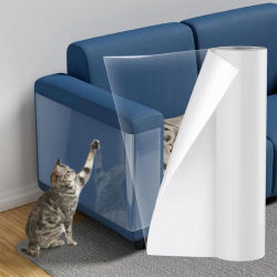 Accesorios para gatos protectores de muebles transparentes cubierta almohadillas de protección para sofá PVC 3m suministros autoadhesivos para gatos productos para mascotas