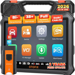 Herramienta de Diagnóstico Automotriz OTOFIX D1 Lite con Bluetooth, 2 Años de Actualización, Sistema Completo, CAN FD DoIP