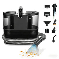 Limpiador a vapor, autolimpiante, para tapicería, alfombras, muebles, telas, coches