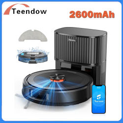 Teendow D10S MAX 2600mAh Robot Vacuum Cleaner And Mop with Auto-empty Station 4500Pa Powerful Suction 3L Dust Bag Smart Mapping