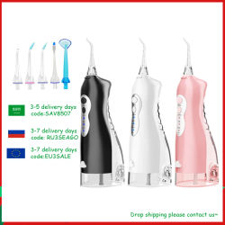 Irrigador Oral portátil, limpiador Dental recargable por USB, 255ml