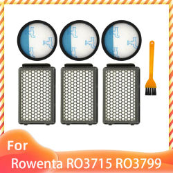 Kit de repuesto de filtro HEPA ciclónico de potencia compacta para Rowenta RO3715, 3759, 3798, 3799,