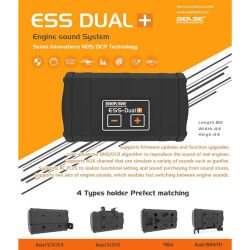 RC Car Sense ESS-ONE ESS-DUAL 2 altavoces simulador de sonido del motor para Axial SCX10 II WRAITH ARRMA LOSI KYOSHO